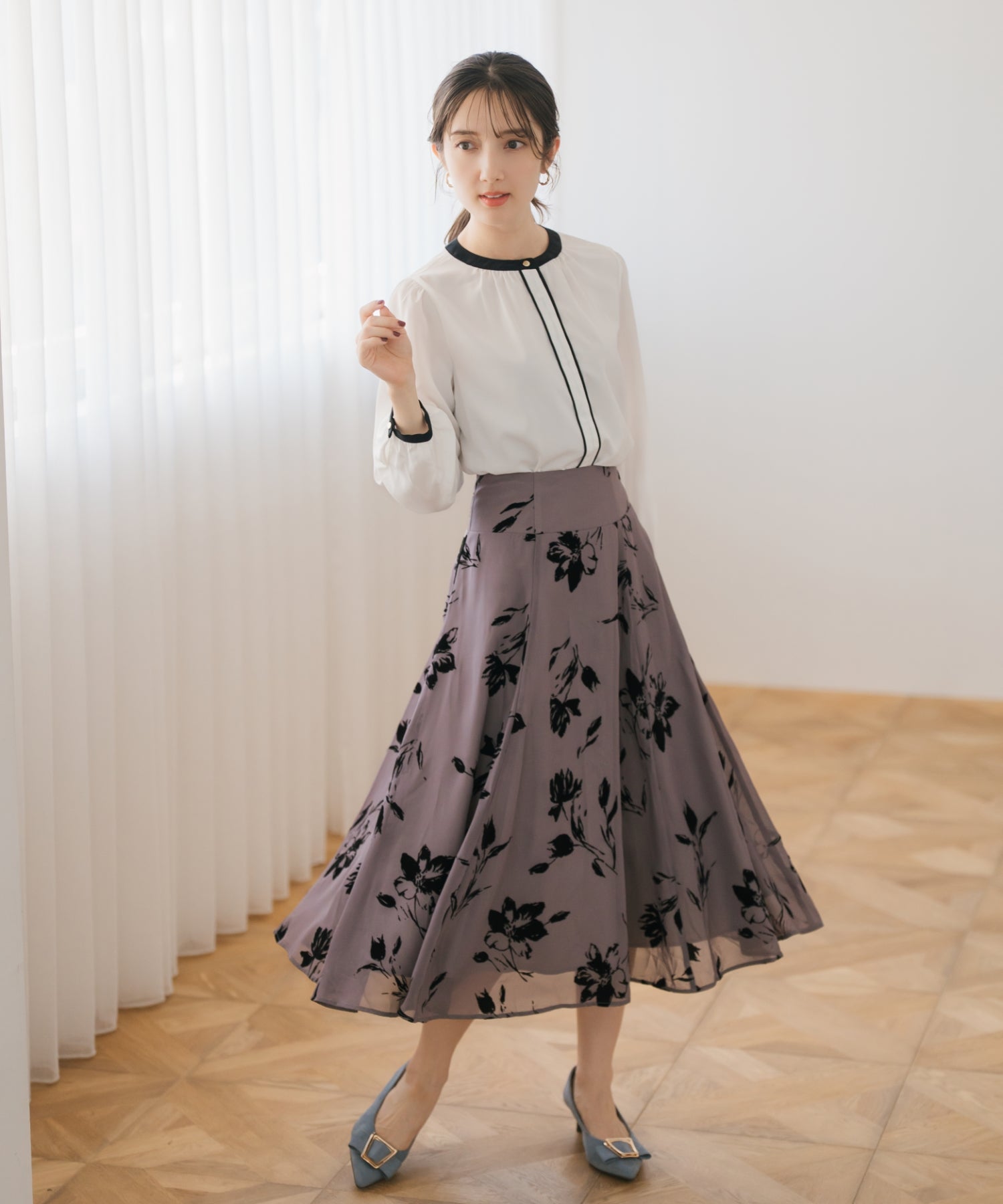 フロッキーフラワースカート/MM547201 – MISCH MASCH|31 Sons de mode