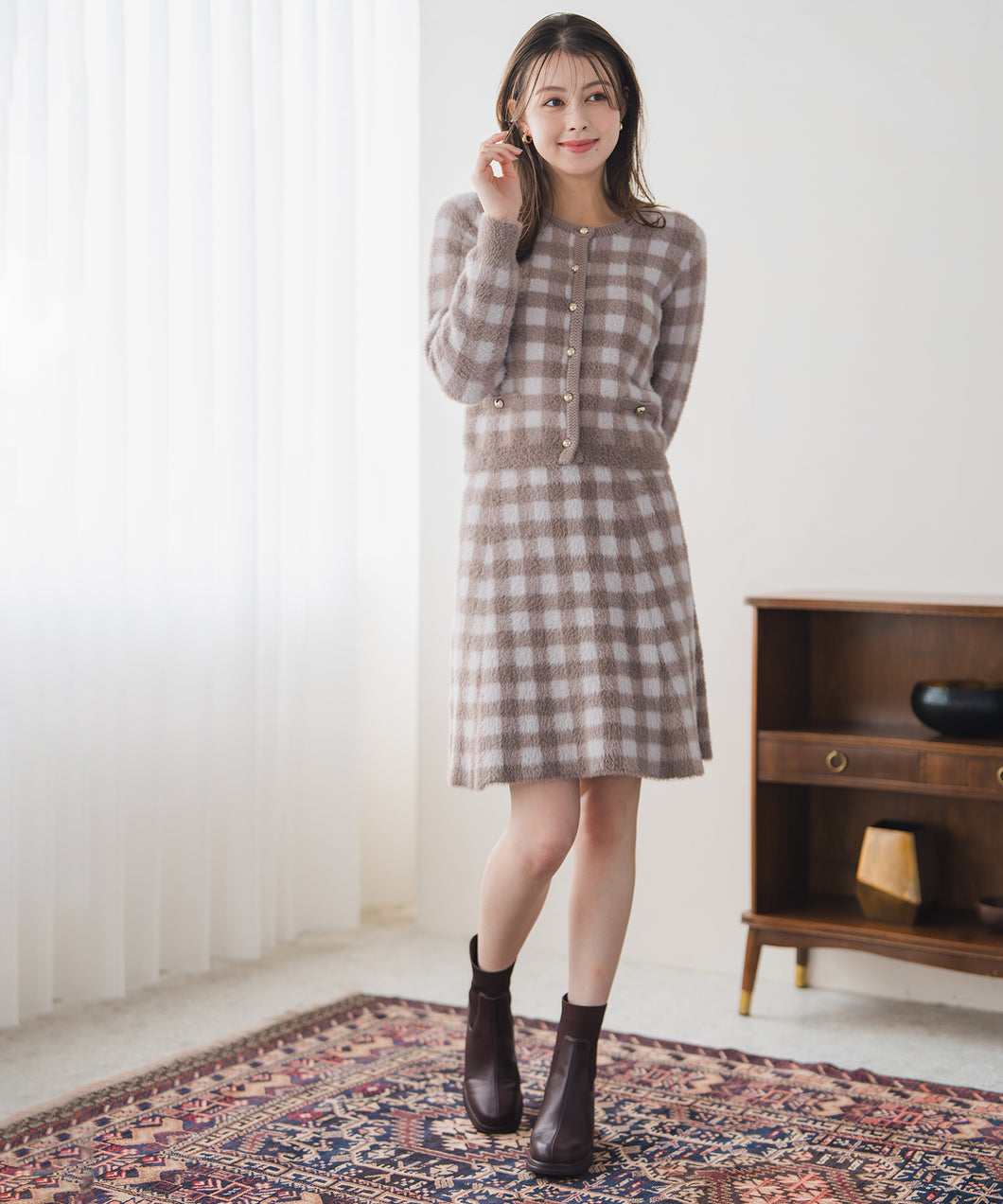 シャギーニットスカート/MM547202