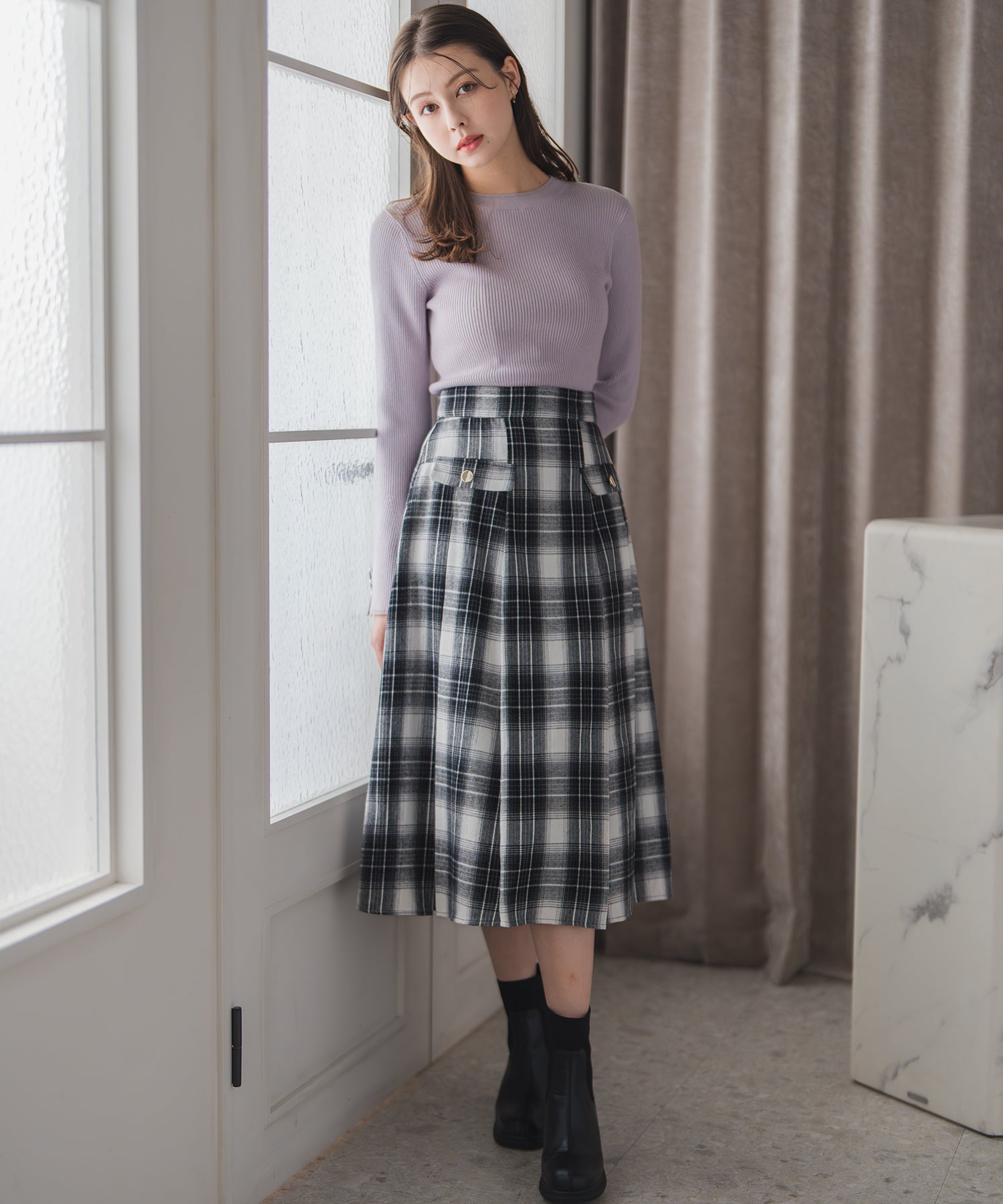 ボックスタックミディスカート/MM547217 – MISCH MASCH|31 Sons de mode