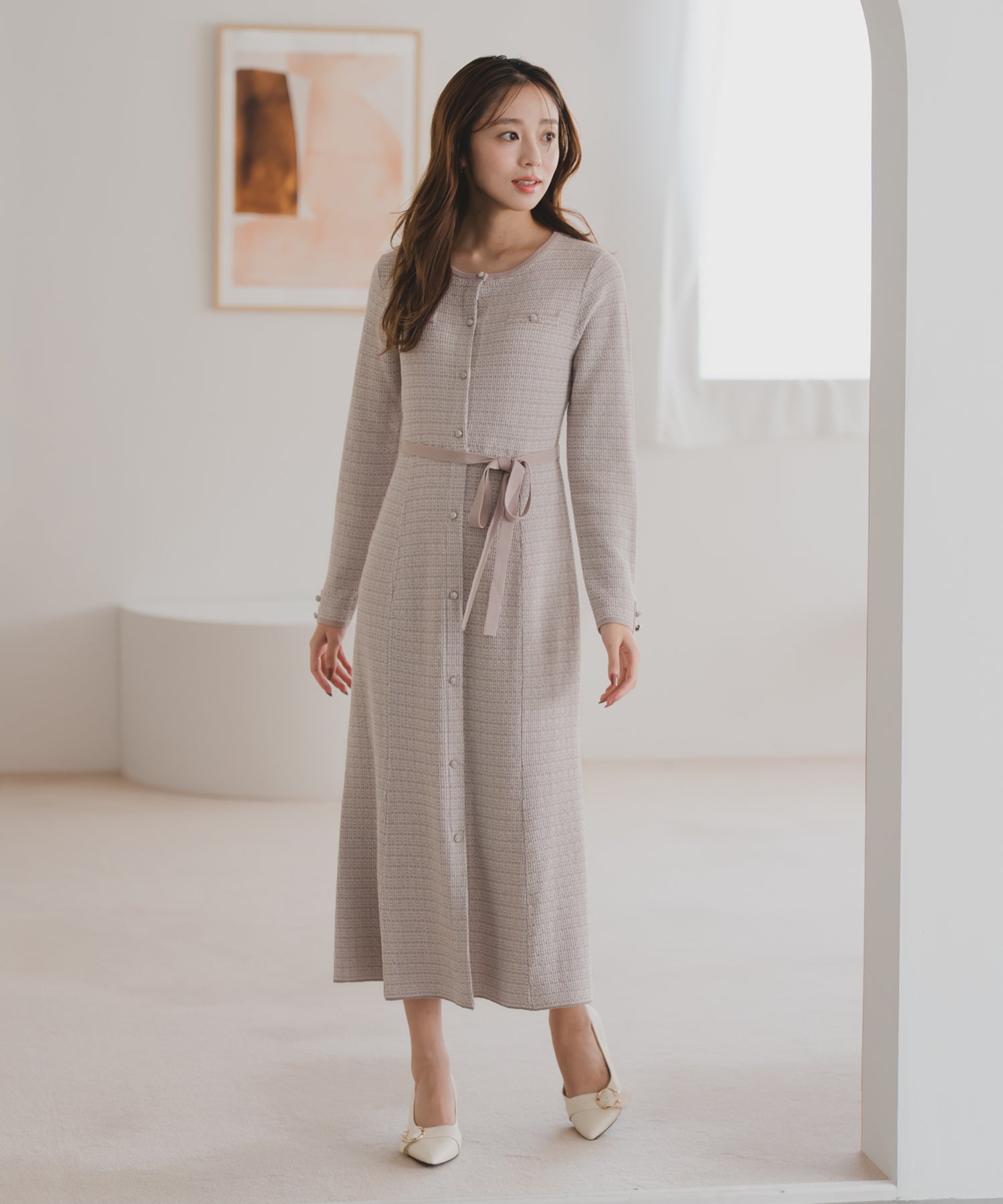 ツイードマーメイドニットワンピース/MM547403 – MISCH MASCH|31 Sons