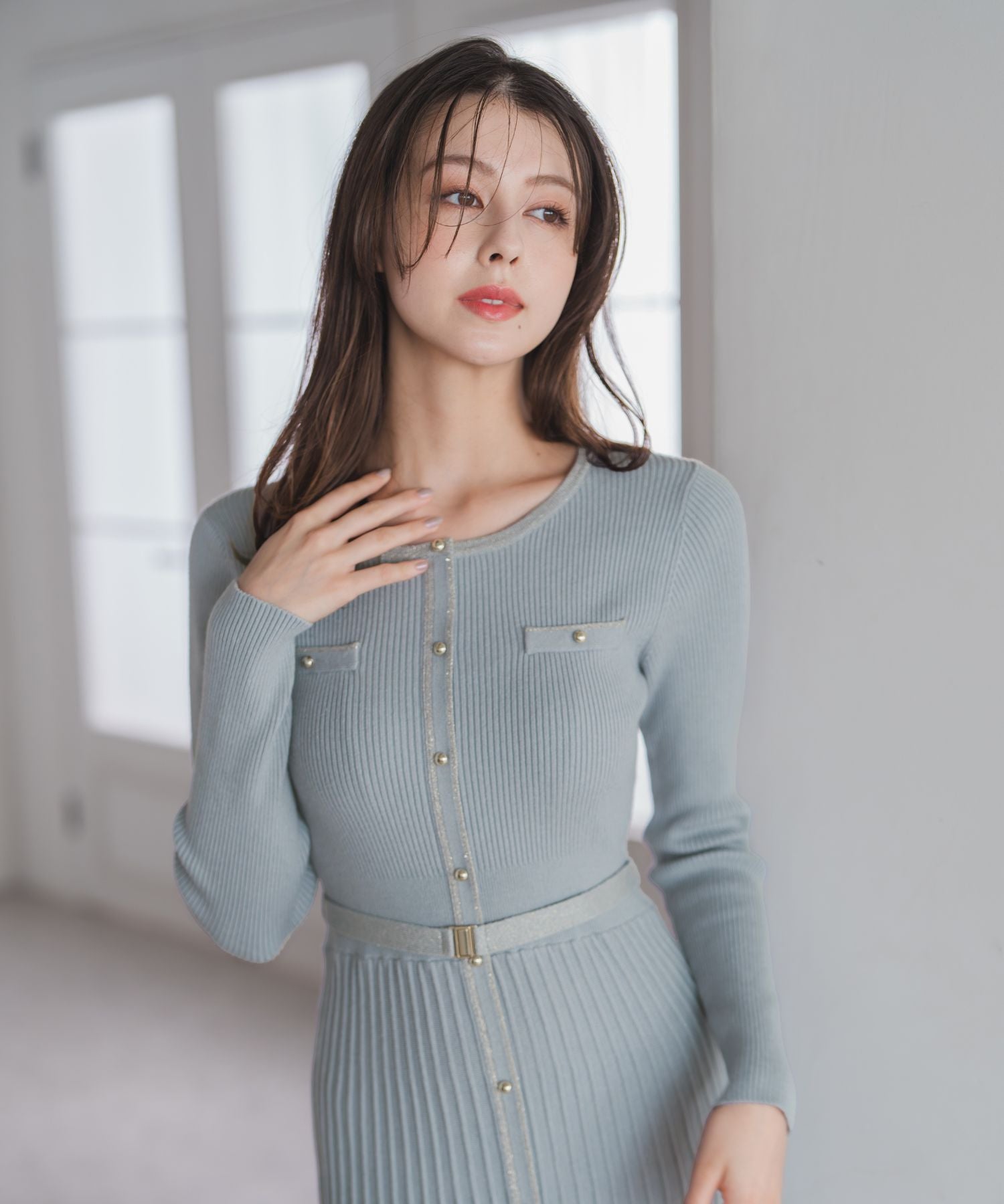 ラメ配色ニットワンピース/MM547404 – MISCH MASCH|31 Sons de mode