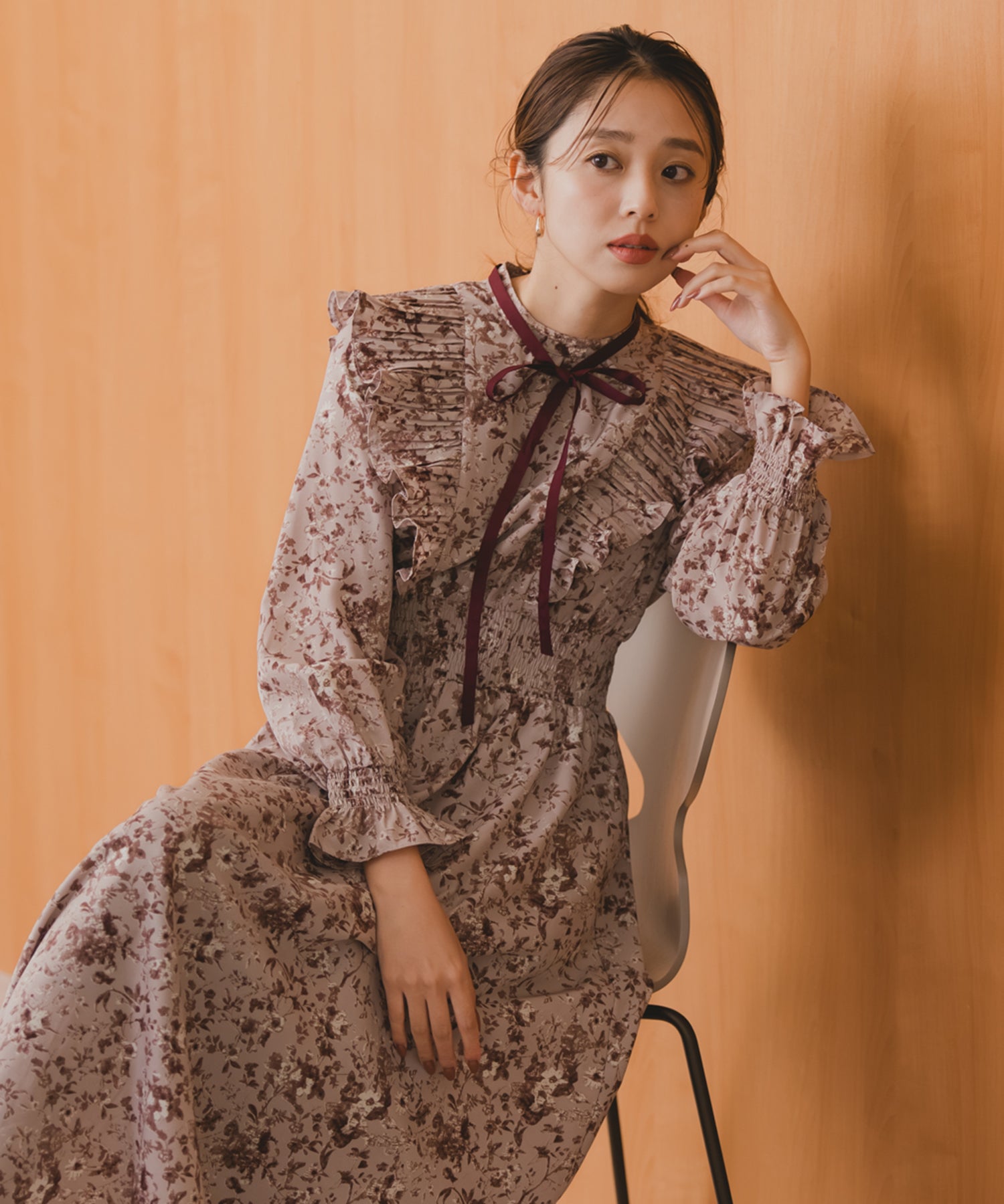 プリーツフリルフラワーワンピース/MM547409 – MISCH MASCH|31 Sons de