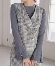 画像をギャラリービューアに読み込む, 【WEB限定予約販売/11月上旬発売予定】ツイードラップジャンスカ/MM547410
