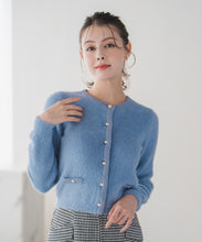 画像をギャラリービューアに読み込む, シャギーニットカーディガン/MM548401
