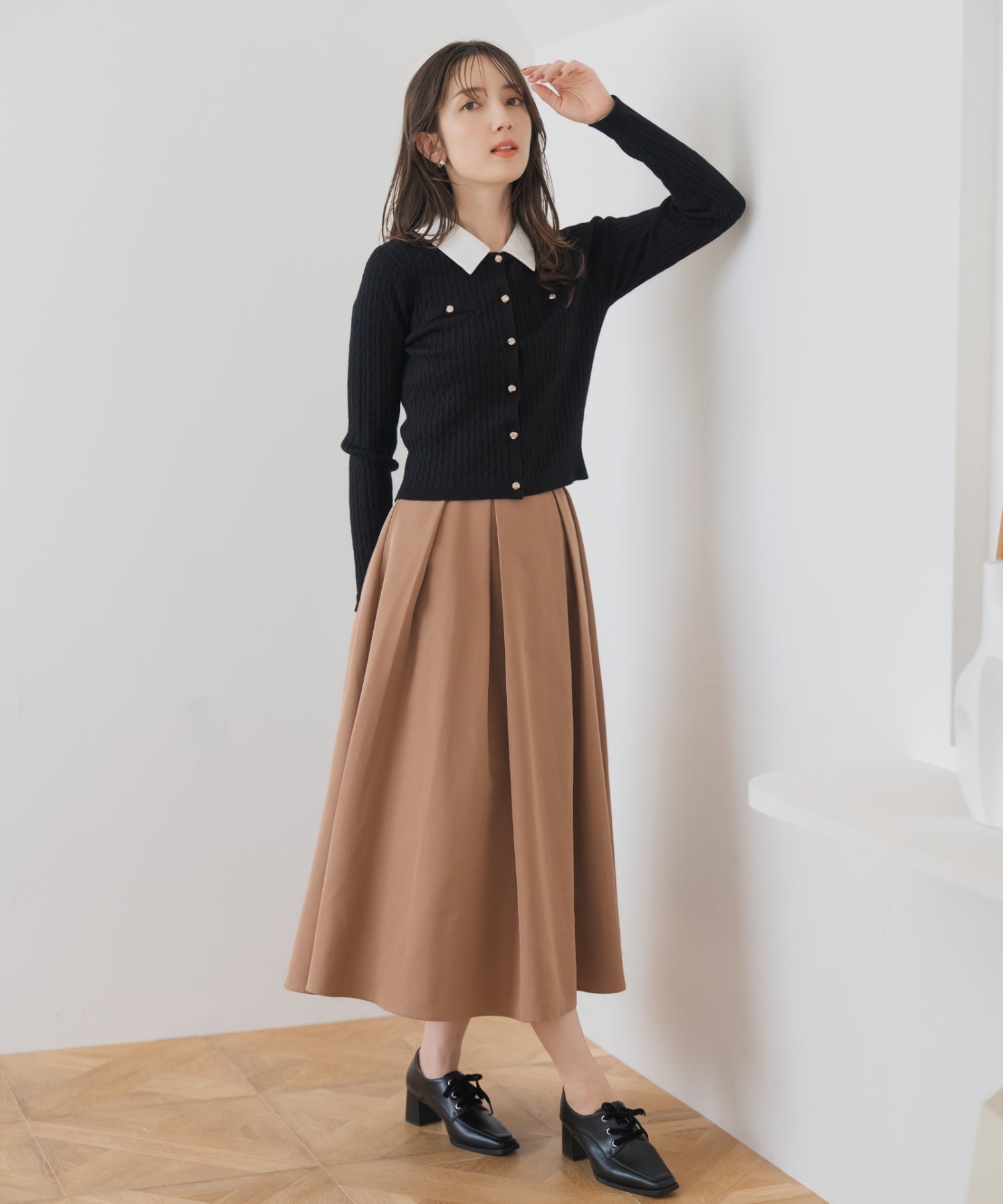 取り外し襟付きケーブルカーディガン/MM548402 – MISCH MASCH|31