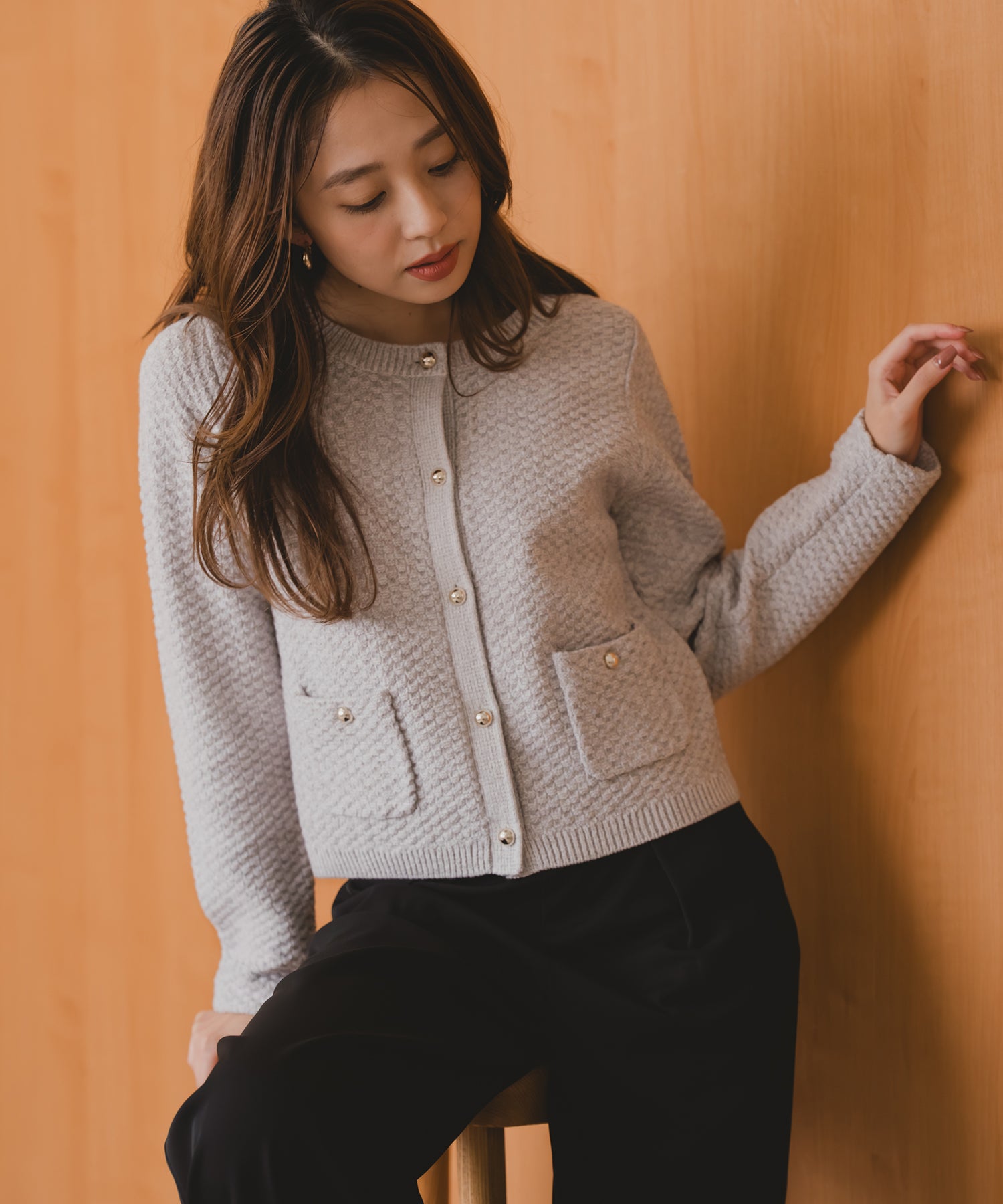 ツイード編みニットジャケット/MM548502 – MISCH MASCH|31 Sons de mode