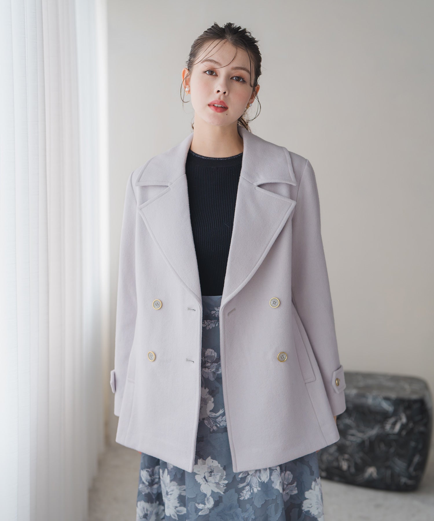 ミドル丈ダブルボタンコート/MM548604 – MISCH MASCH|31 Sons de mode