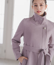 画像をギャラリービューアに読み込む, 【WEB限定予約販売/11月上旬発売予定】ブローチ付きスタンドカラー3wayコート/MM548606
