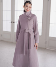 画像をギャラリービューアに読み込む, 【WEB限定予約販売/11月上旬発売予定】ブローチ付きスタンドカラー3wayコート/MM548606
