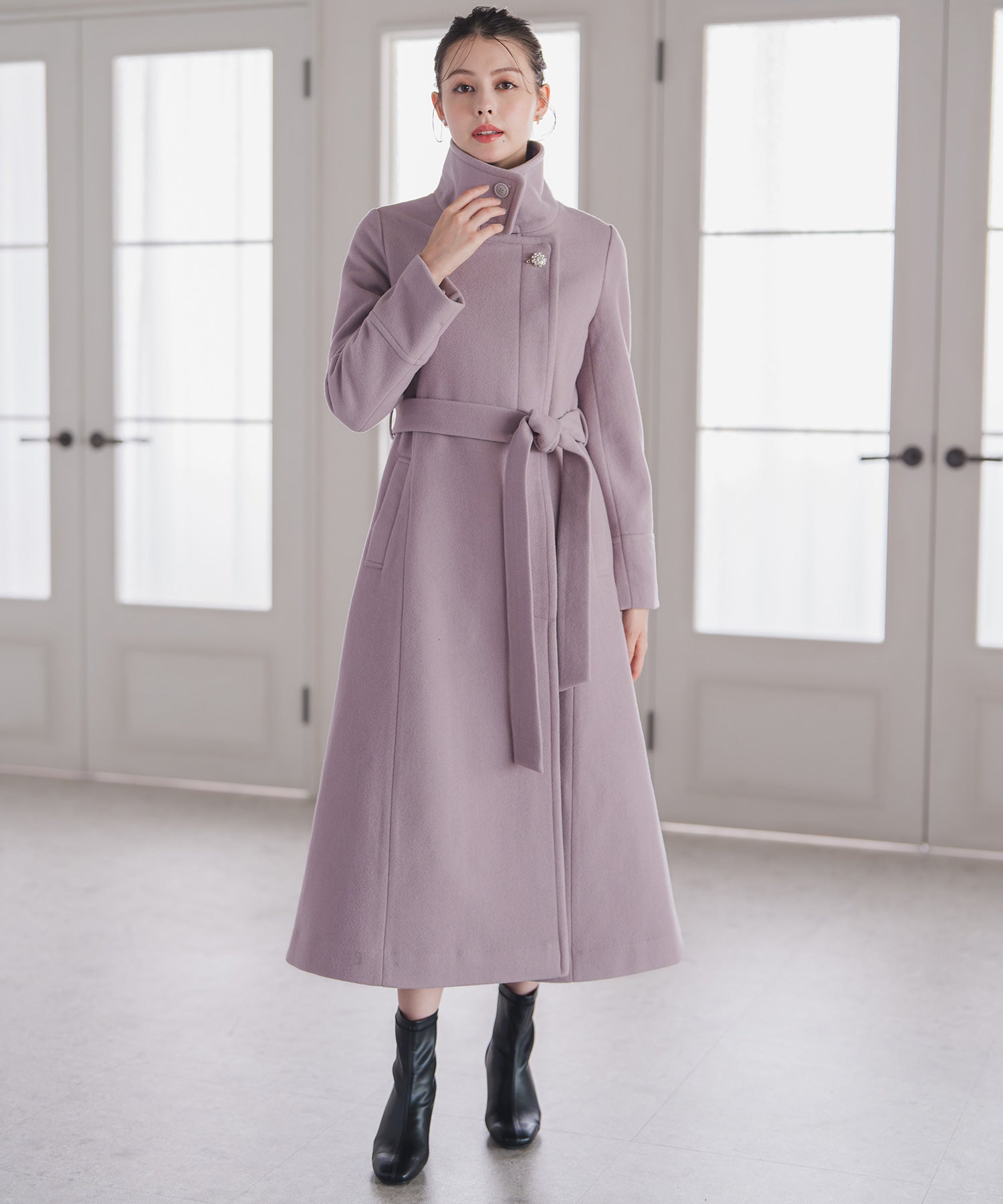 ブローチ付きスタンドカラー3wayコート/MM548606 – MISCH MASCH|31