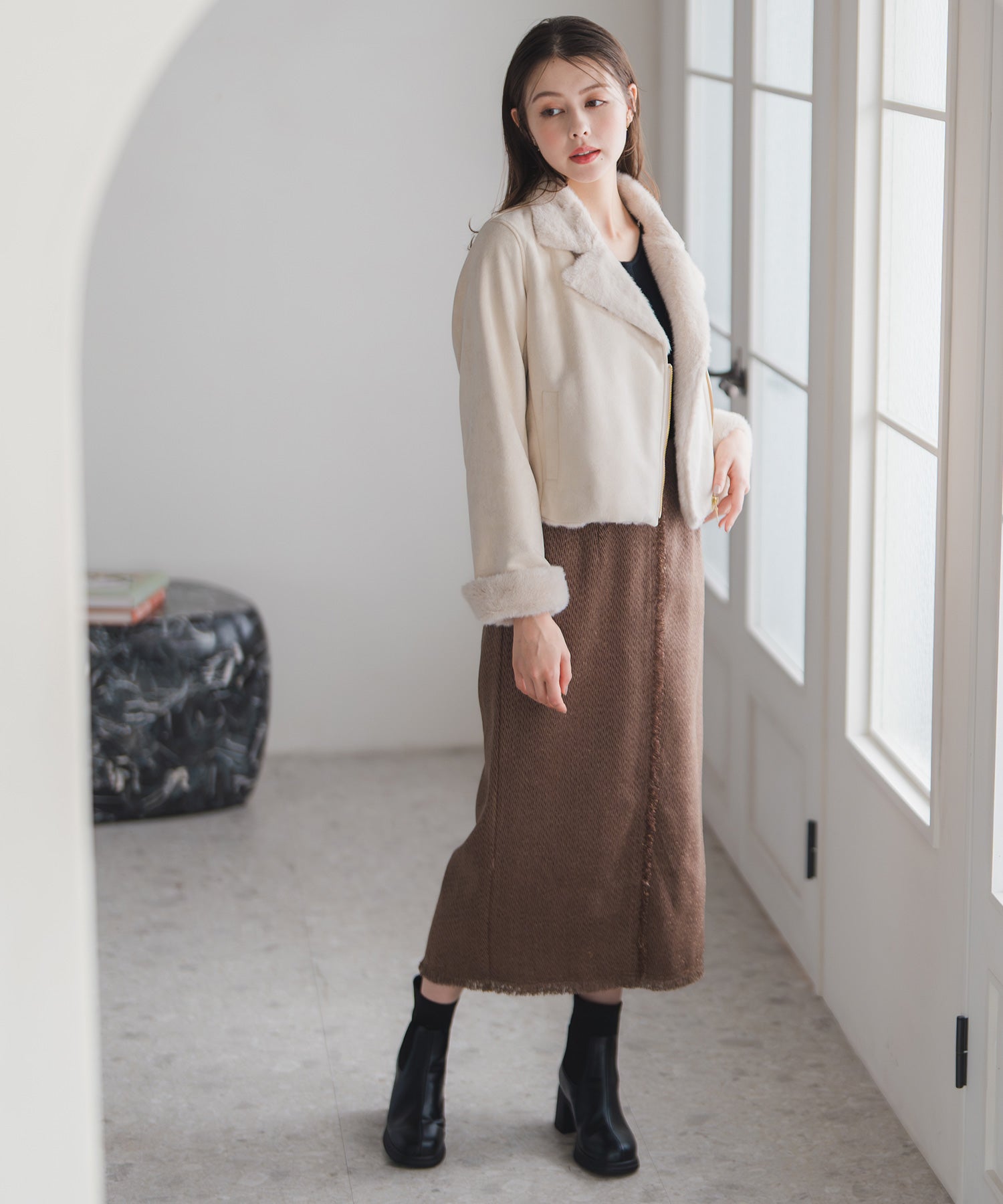 ファー付きスエードライダースジャケット/MM548608 – MISCH MASCH|31