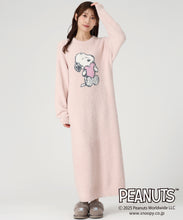 画像をギャラリービューアに読み込む, 【WEB限定予約販売/10月下旬発売予定】PEANUTSデザインルームウェアワンピース/MM548901
