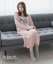 画像をギャラリービューアに読み込む, 【WEB限定予約販売/10月下旬発売予定】PEANUTSデザインルームウェアワンピース/MM548901
