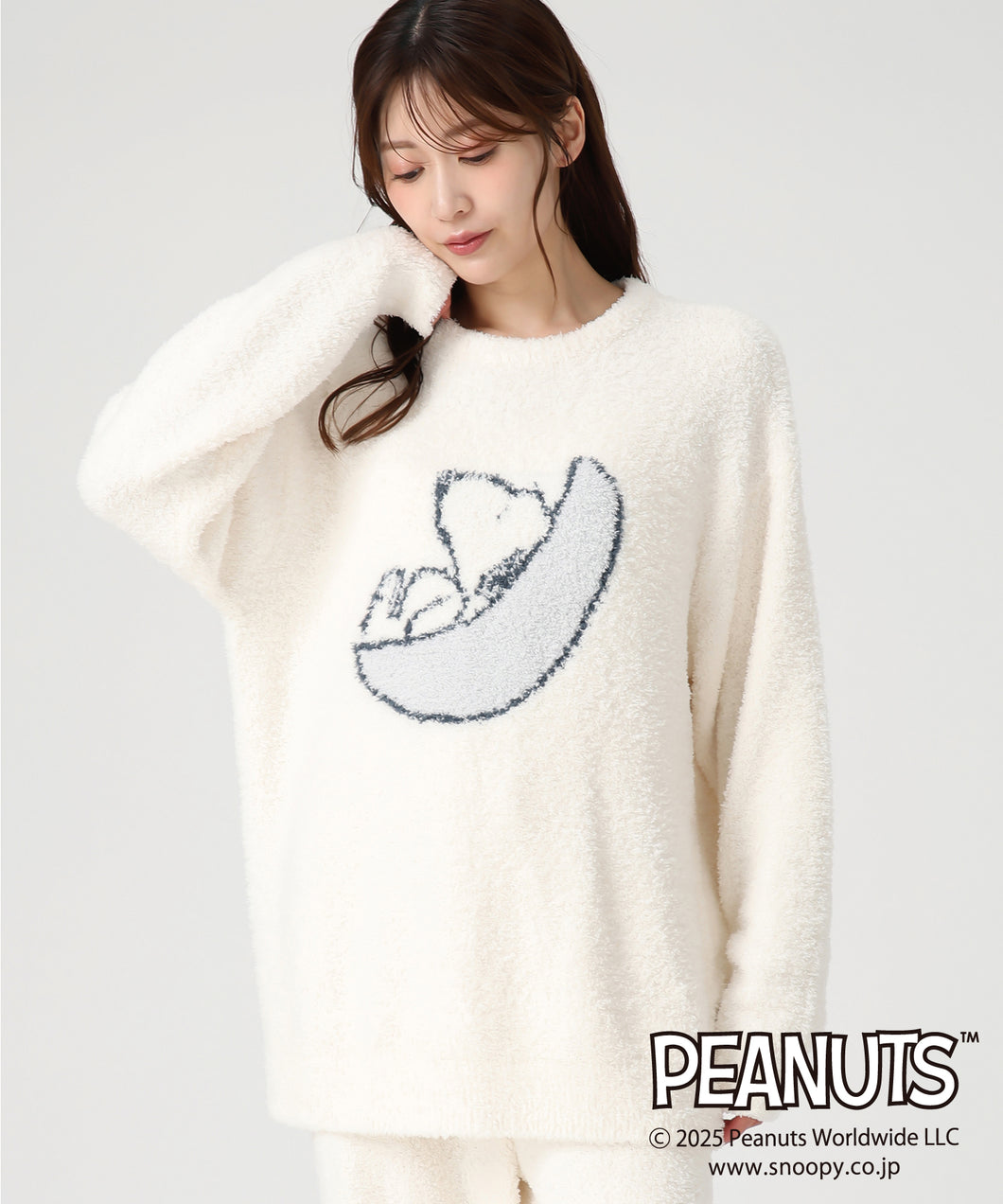 【WEB限定予約販売/10月下旬発売予定】PEANUTSデザインルームウェアトップス/MM548902