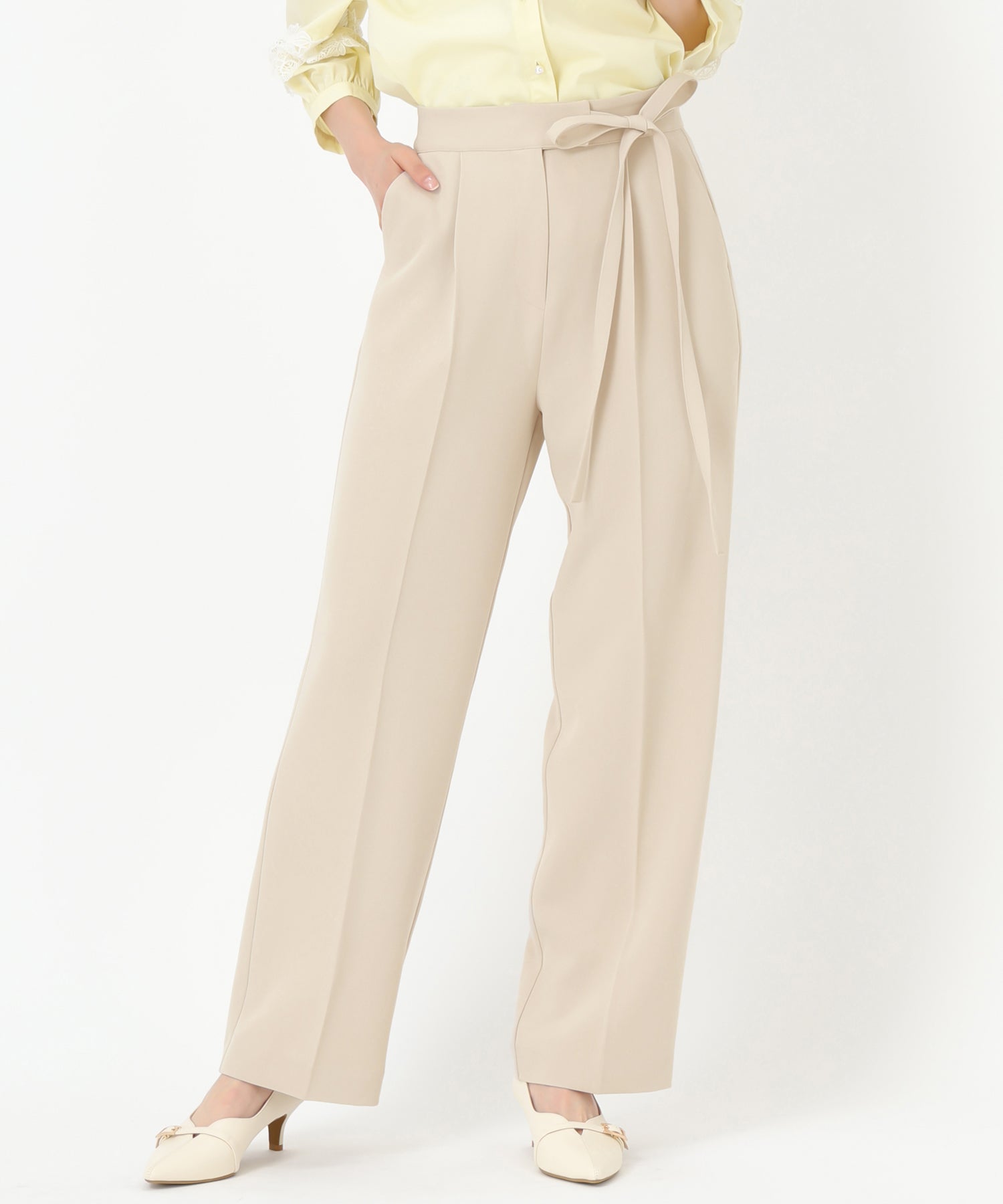 サイドリボンタックパンツ/MM557303 – MISCH MASCH|31 Sons de mode