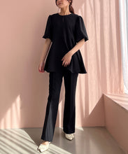 画像をギャラリービューアに読み込む, 【再入荷】【WEB限定アイテム】フレアカットタックパンツ/MM557304
