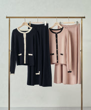 画像をギャラリービューアに読み込む, WEB限定　配色ニットセットアップ/MM557407
