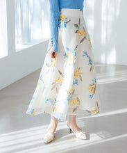 画像をギャラリービューアに読み込む, 【予約販売/2月下旬発売予定】ボタニカルオーガンジーフラワースカート/MM617203
