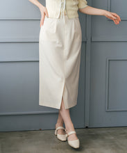 画像をギャラリービューアに読み込む, ポケット配色ベルト付きタイトスカート/MM617211
