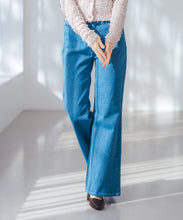 画像をギャラリービューアに読み込む, ストレッチデニムワイドパンツ/MM617301
