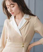 画像をギャラリービューアに読み込む, ダブルカラーラップワンピース/MM617408
