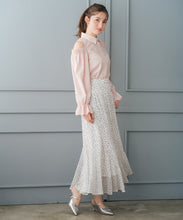 画像をギャラリービューアに読み込む, 肩開き袖レースシャツブラウス /MM618110
