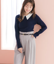 画像をギャラリービューアに読み込む, 4wayポロ衿リブニット/MM618301
