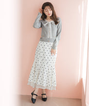 画像をギャラリービューアに読み込む, 【予約販売/2月中旬発売予定】レースボウタイニット/MM618303
