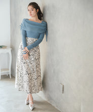 画像をギャラリービューアに読み込む, シアーシャーリングケープニット/MM618304
