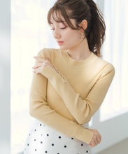 画像をギャラリービューアに読み込む, ベーシックハイネックラメリブニット/MM618306
