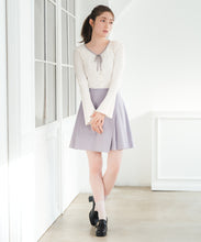 画像をギャラリービューアに読み込む, レースラッフル配色リボンニット/MM618307
