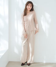 画像をギャラリービューアに読み込む, ラメシアーペプラムカーディガン/MM618402
