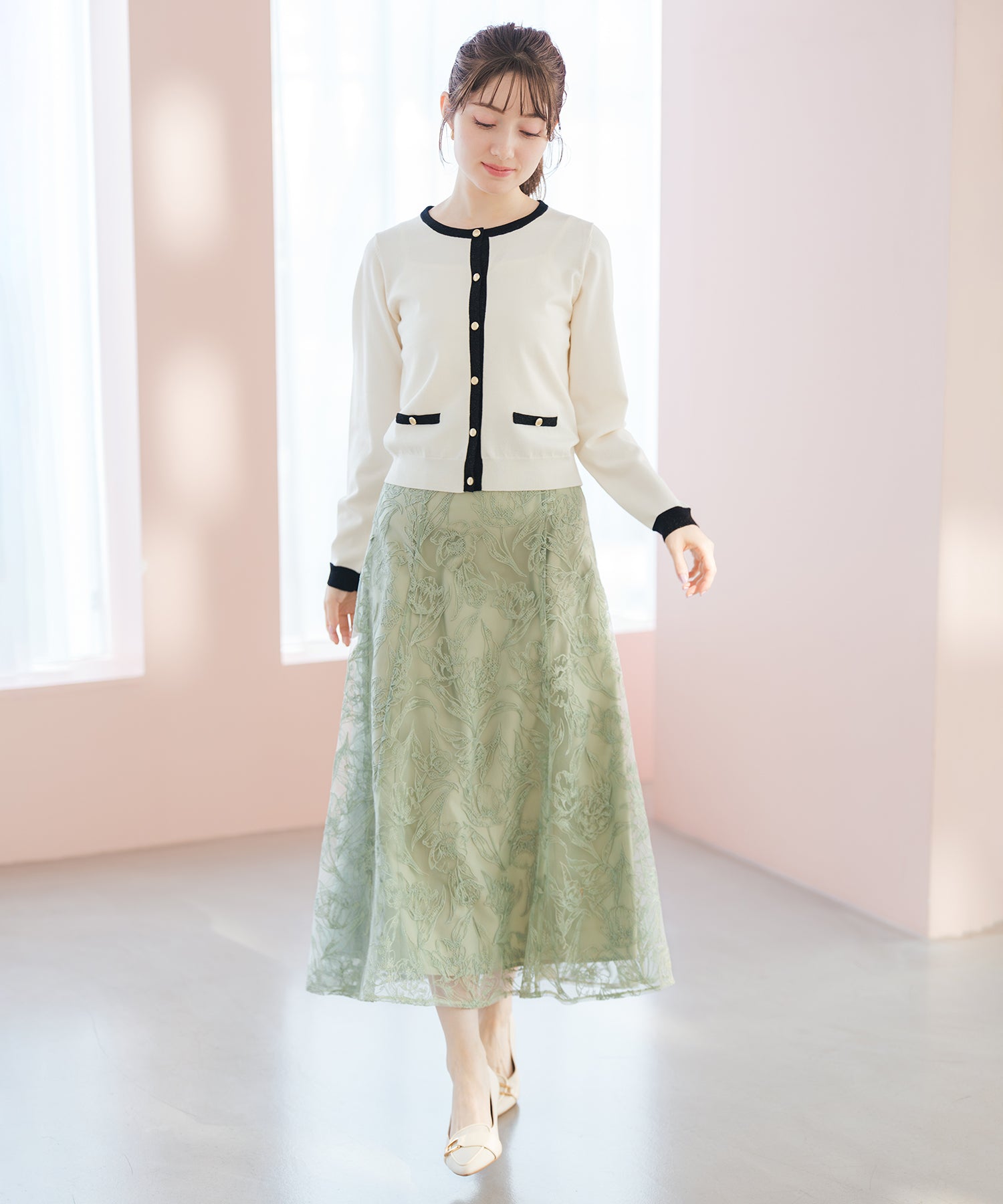 配色トリミングベーシック金釦カーディガン/MM618406 – MISCH MASCH|31