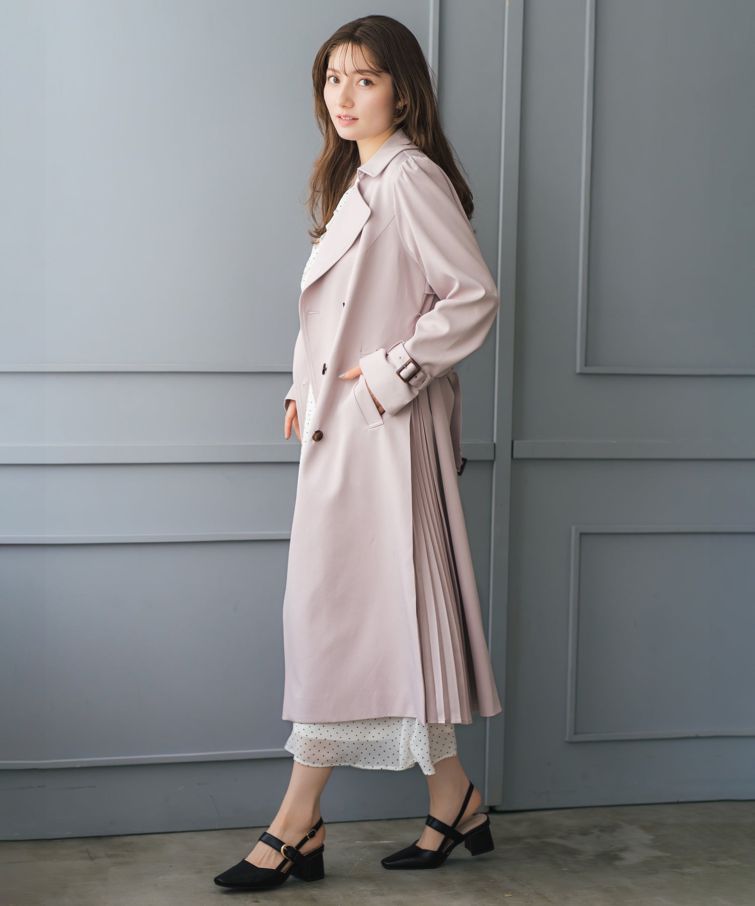 MISCH MASCH コート ショールカラーロングダウン | ミッシュマッシュ 