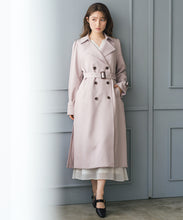 画像をギャラリービューアに読み込む, 【予約販売/2月下旬発売予定】サイドプリーツベーシックトレンチコート/MM618601
