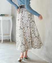 画像をギャラリービューアに読み込む, 【予約販売/3月下旬発売予定】線描きフラワーソフトマーメイドスカート/MM627201
