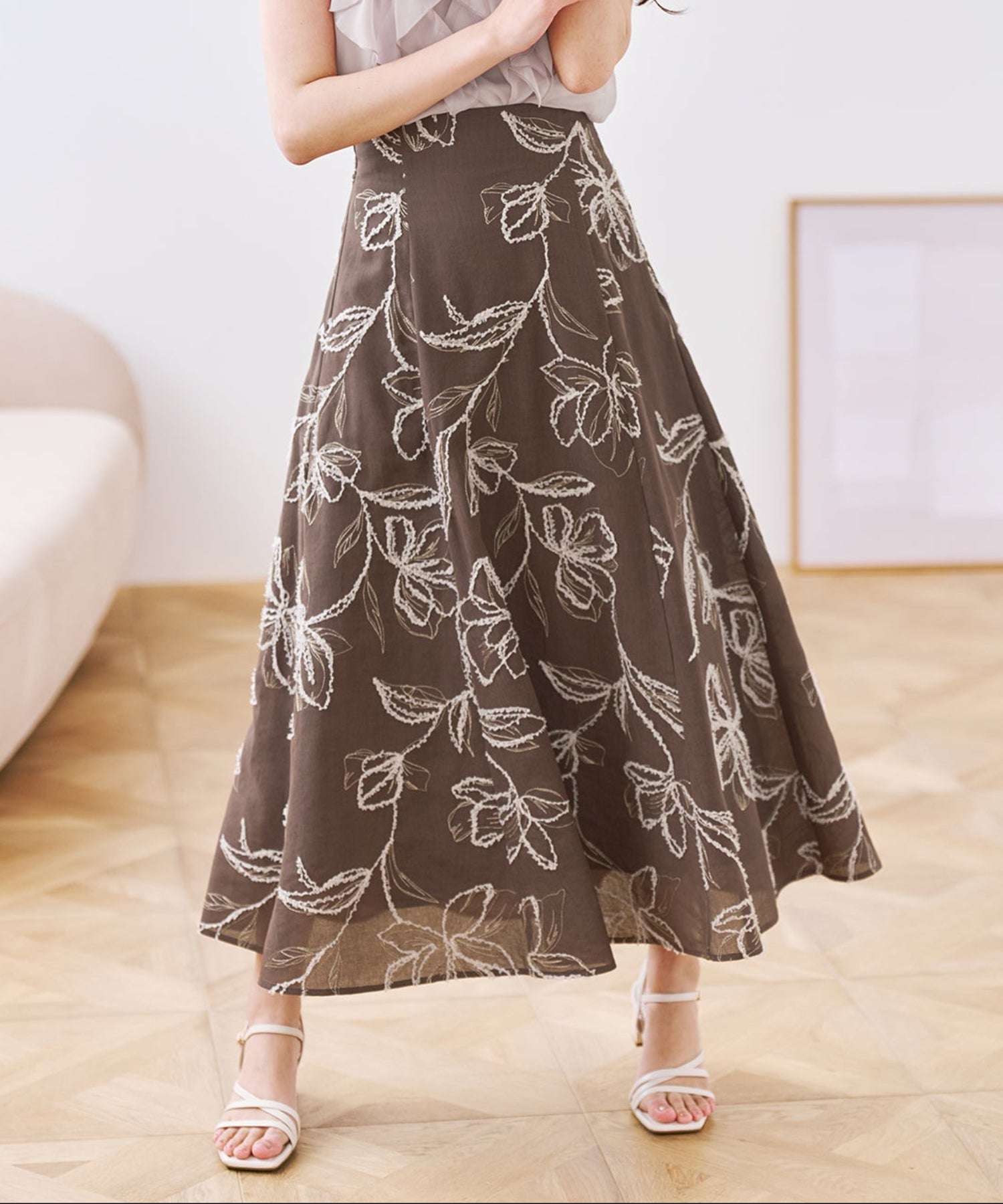 麻調刺繍スカート/MM627204 – MISCH MASCH|31 Sons de mode
