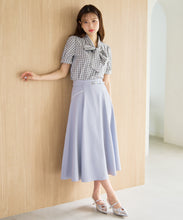 画像をギャラリービューアに読み込む, 【予約販売/5月上旬発売予定】配色ラインフレアスカート/MM627207
