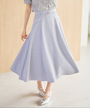 画像をギャラリービューアに読み込む, 【予約販売/5月上旬発売予定】配色ラインフレアスカート/MM627207
