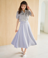 画像をギャラリービューアに読み込む, 【予約販売/5月上旬発売予定】配色ラインフレアスカート/MM627207
