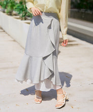 画像をギャラリービューアに読み込む, ラッフルティアード裾シアースカート/MM627210
