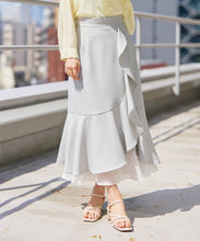 画像をギャラリービューアに読み込む, ラッフルティアード裾シアースカート/MM627210
