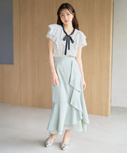 画像をギャラリービューアに読み込む, ラッフルティアード裾シアースカート/MM627210
