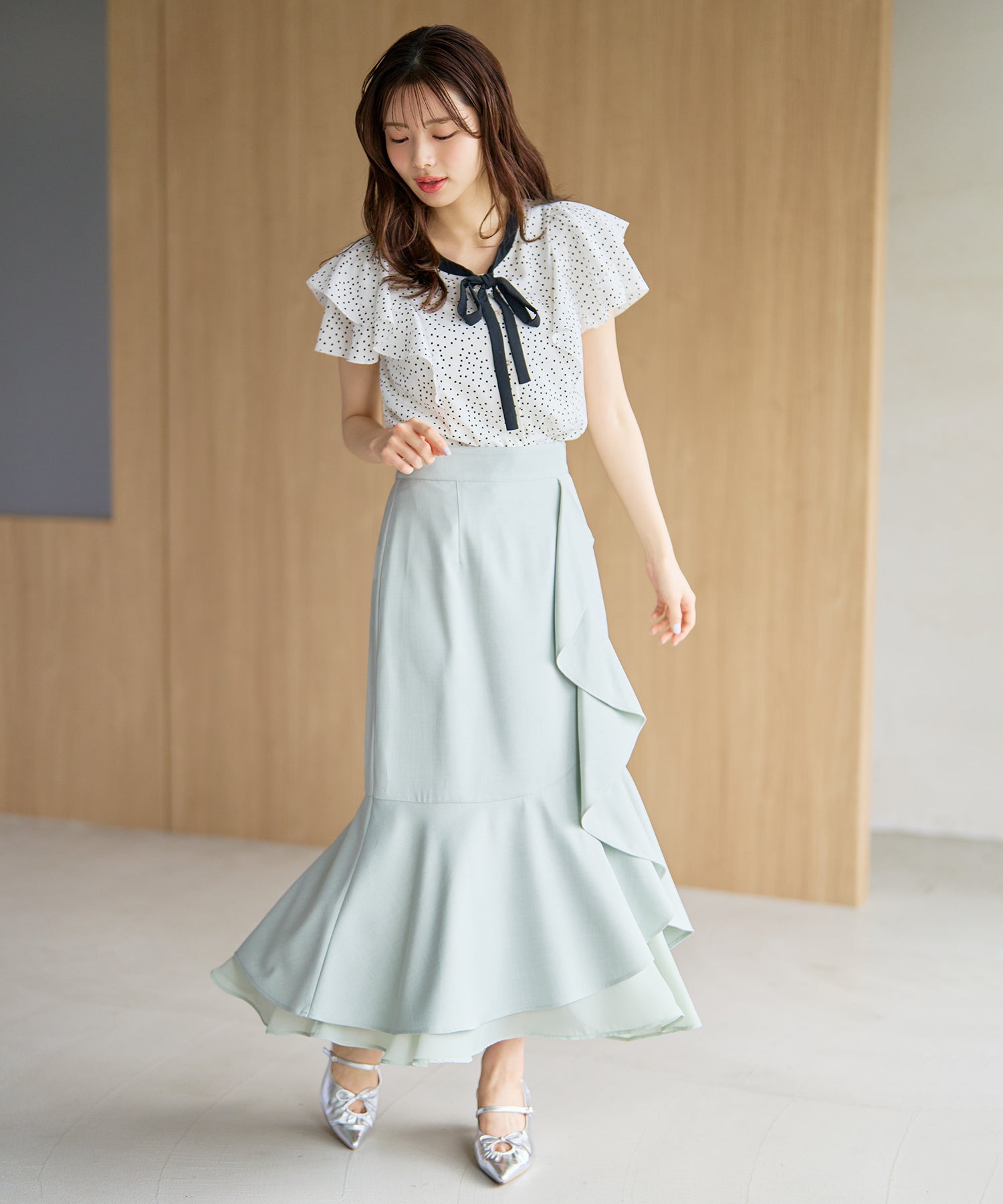 ラッフルティアード裾シアースカート/MM627210 – MISCH MASCH|31 Sons