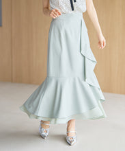 画像をギャラリービューアに読み込む, ラッフルティアード裾シアースカート/MM627210
