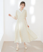 画像をギャラリービューアに読み込む, 【予約販売/2月下旬発売予定】テーラーカラー花柄ワンピース/MM627404
