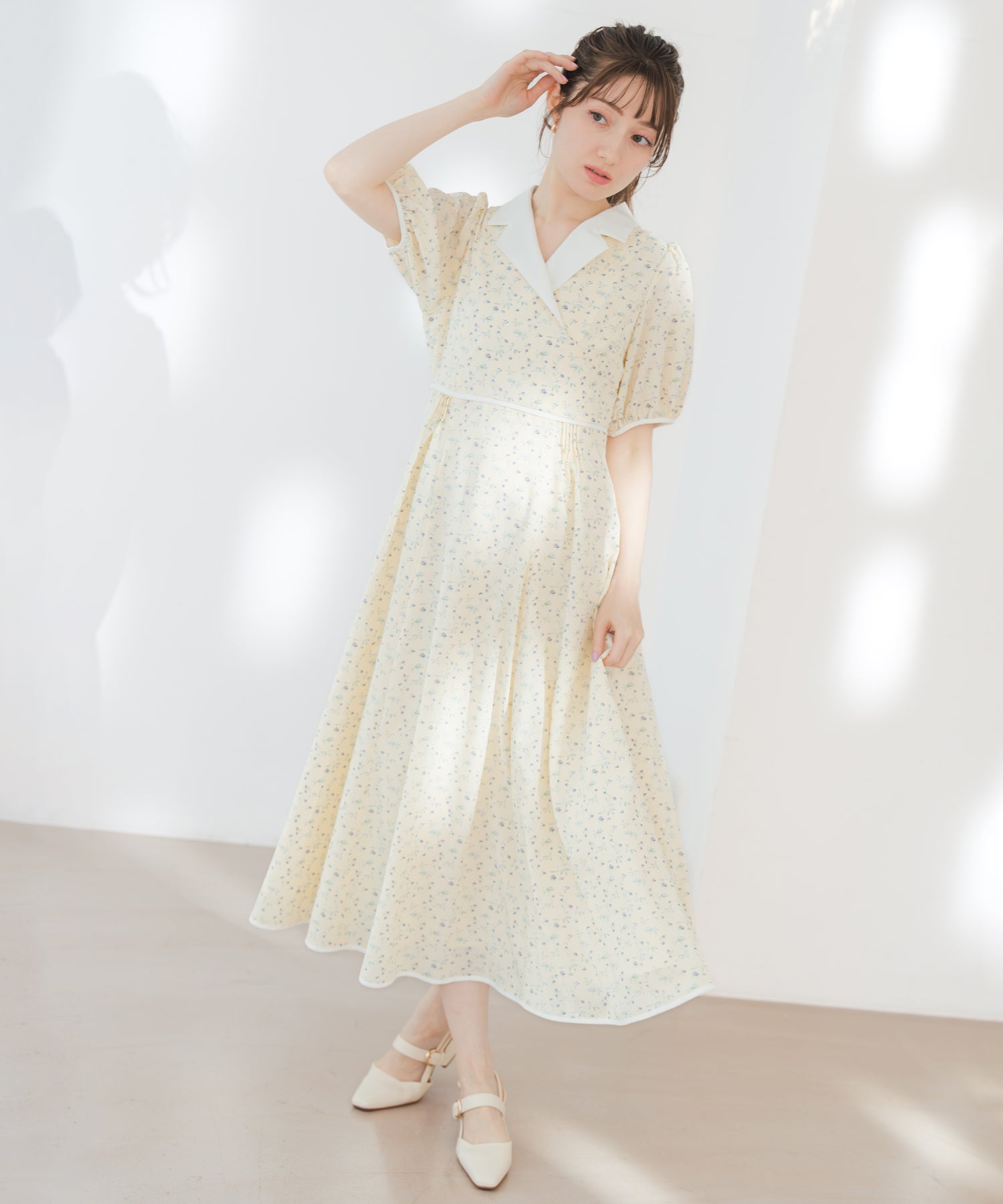 テーラーカラー花柄ワンピース/MM627404 – MISCH MASCH|31 Sons de mode