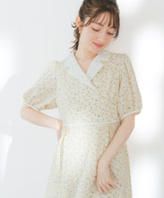 画像をギャラリービューアに読み込む, 【予約販売/2月下旬発売予定】テーラーカラー花柄ワンピース/MM627404
