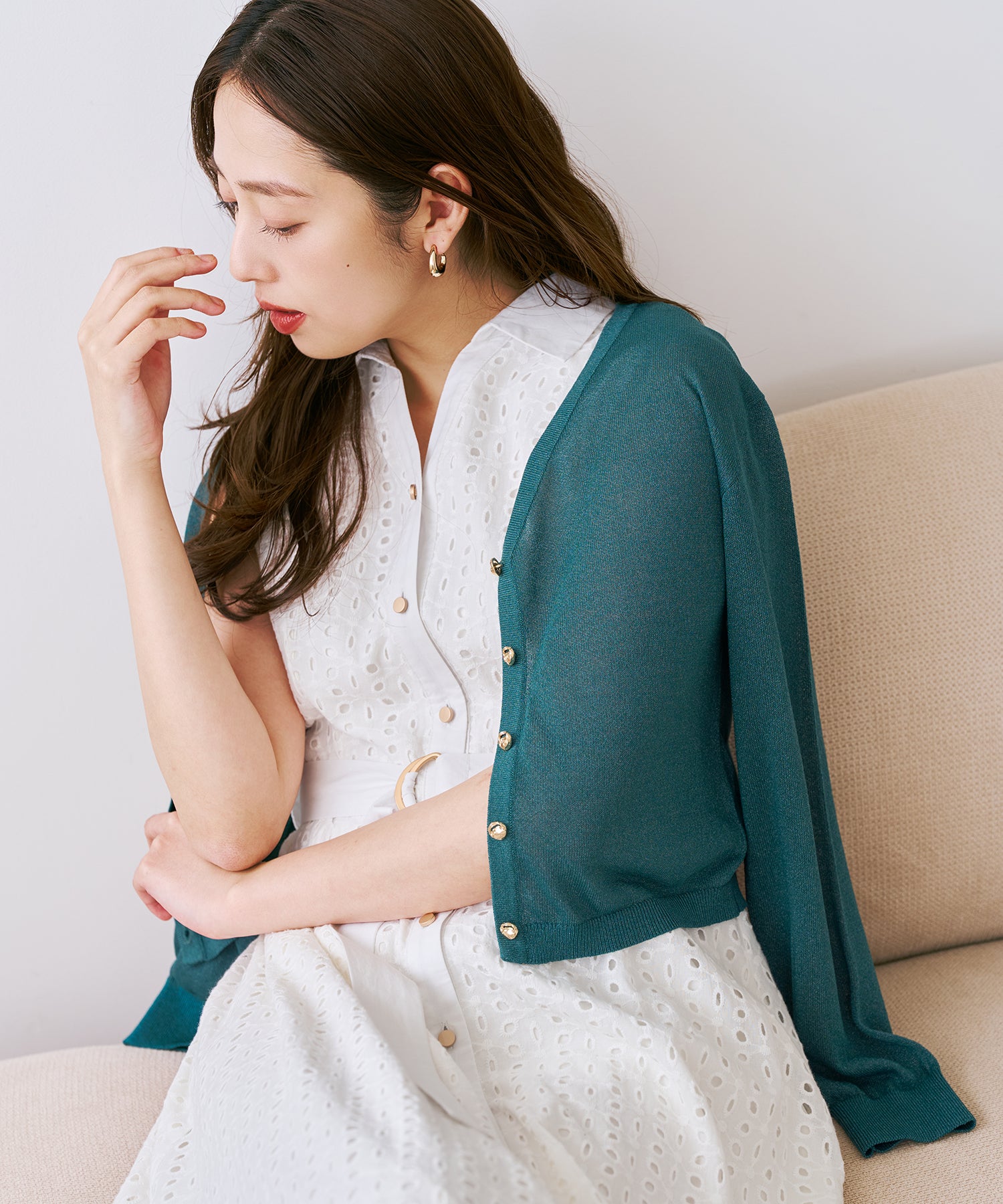 総レースノースリシャツワンピース/MM627416 – MISCH MASCH|31 Sons de