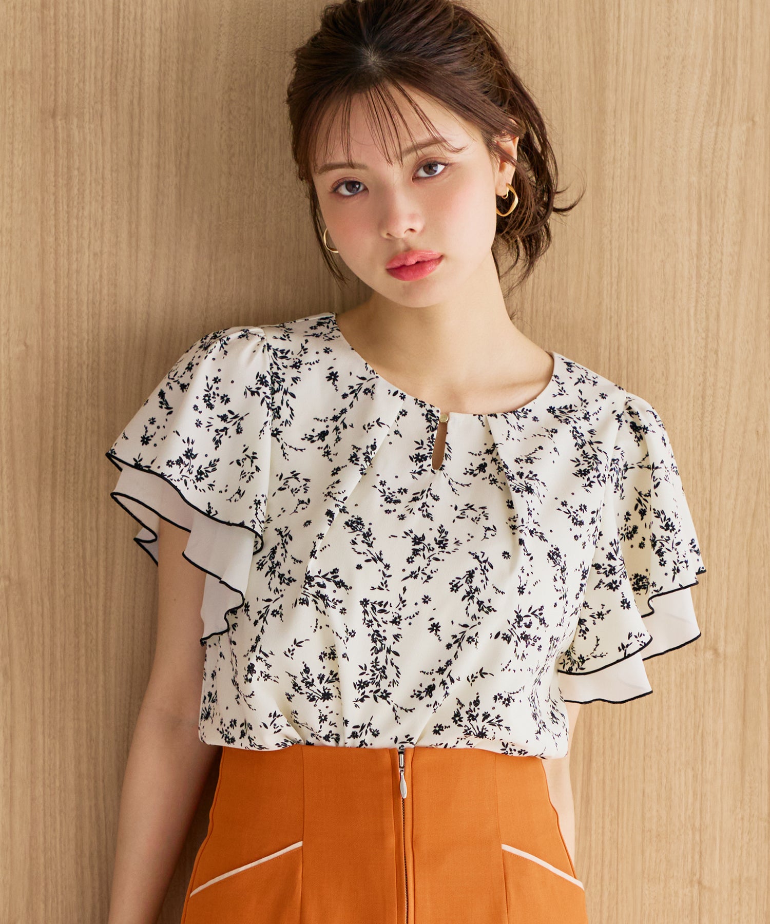 金ホックメロー配色ブラウス/MM628101 – MISCH MASCH|31 Sons de mode